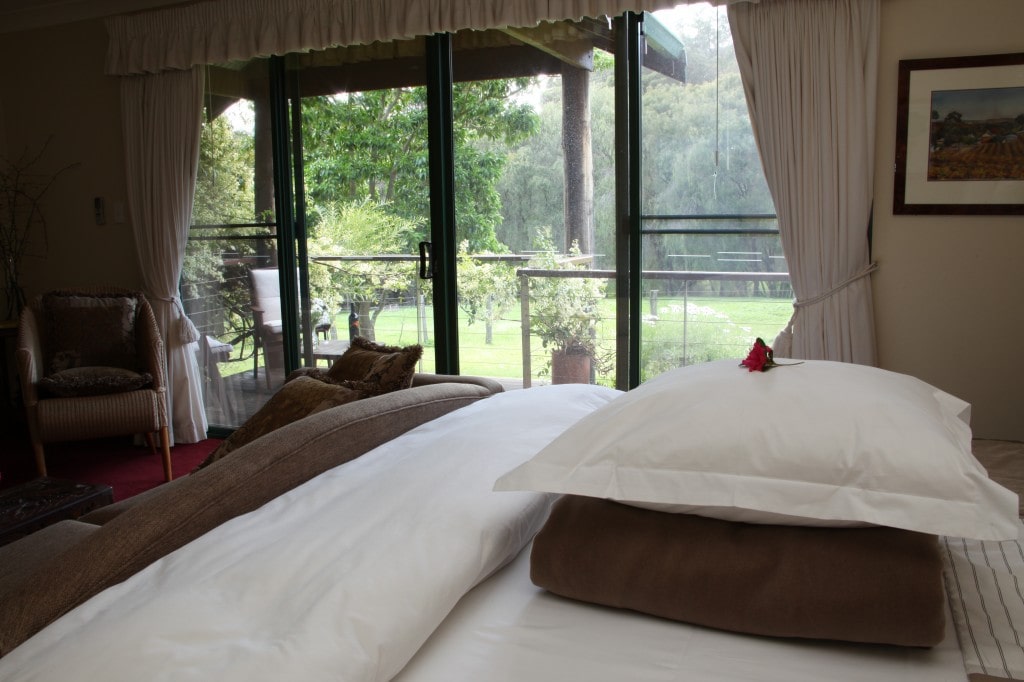 Guest Suite view to Private Balcony